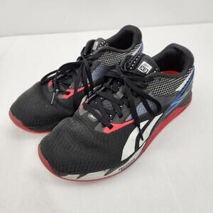 Reebok Nano X3 Men's 10.5 Black Blue Red  2023 HR1423 Training Running Shoes